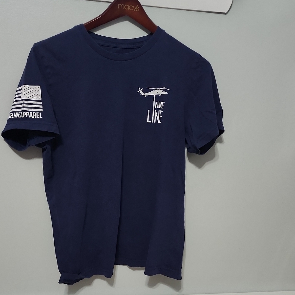 Men's Nine Line Navy T-Shirt, M/L